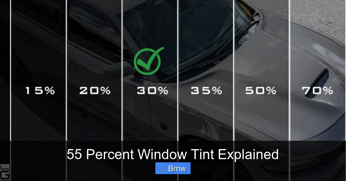 55 Percent Window Tint Explained