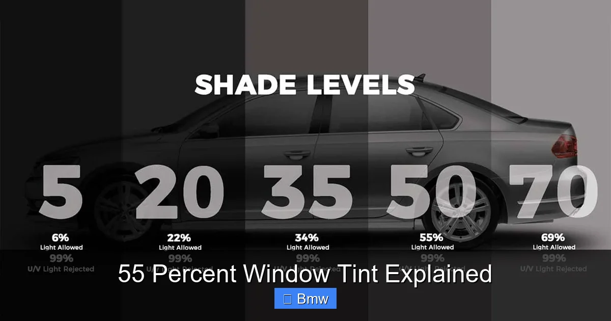 55 Percent Window Tint Explained