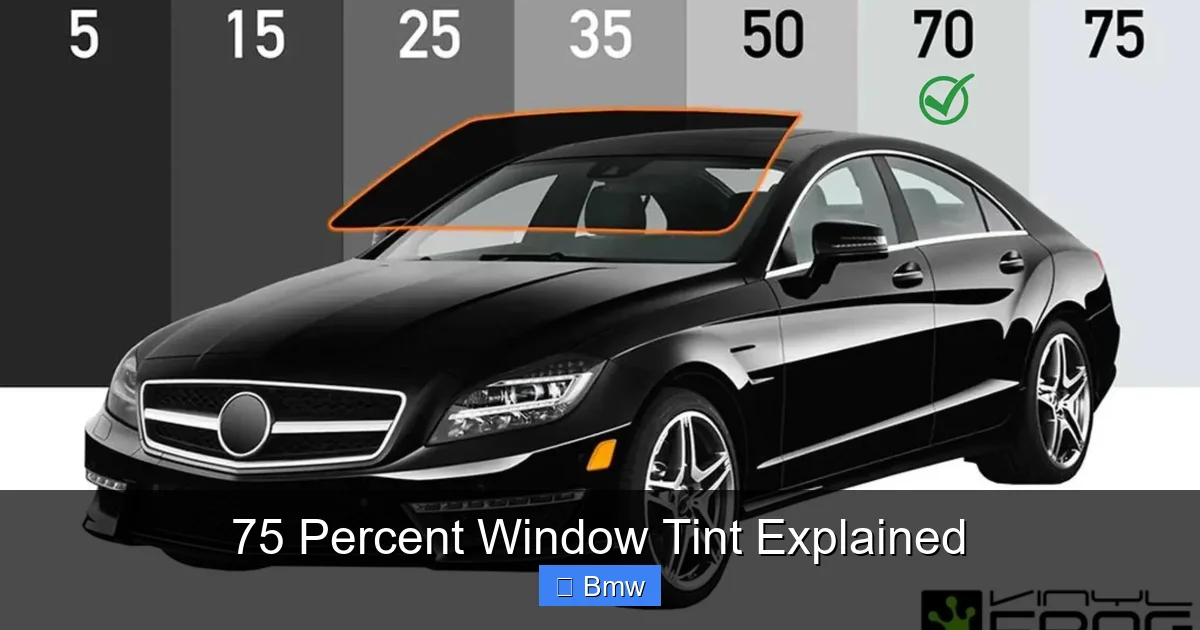 75 Percent Window Tint Explained