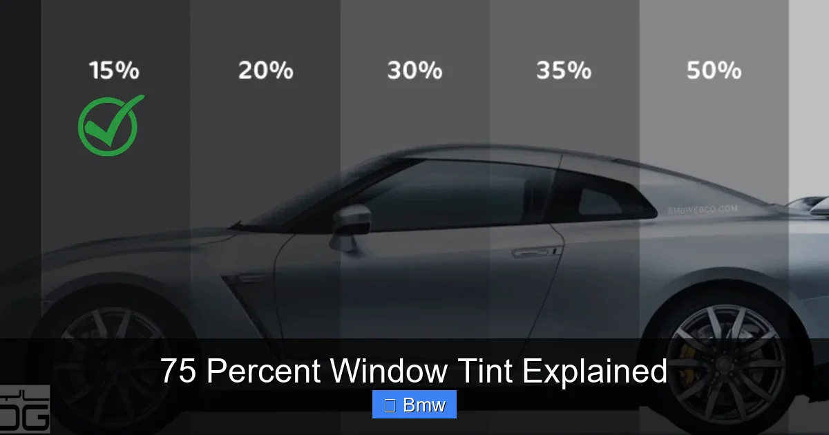 75 Percent Window Tint Explained