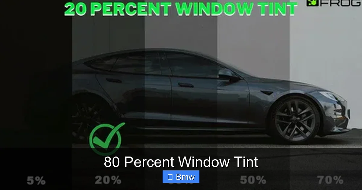 80 Percent Window Tint