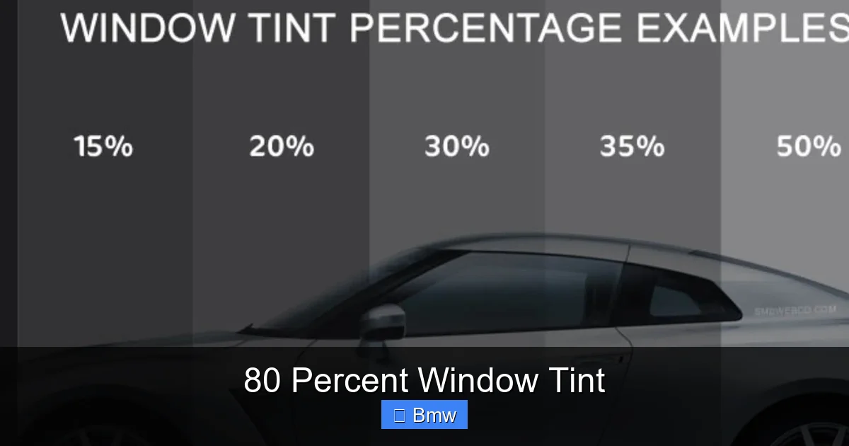 80 Percent Window Tint