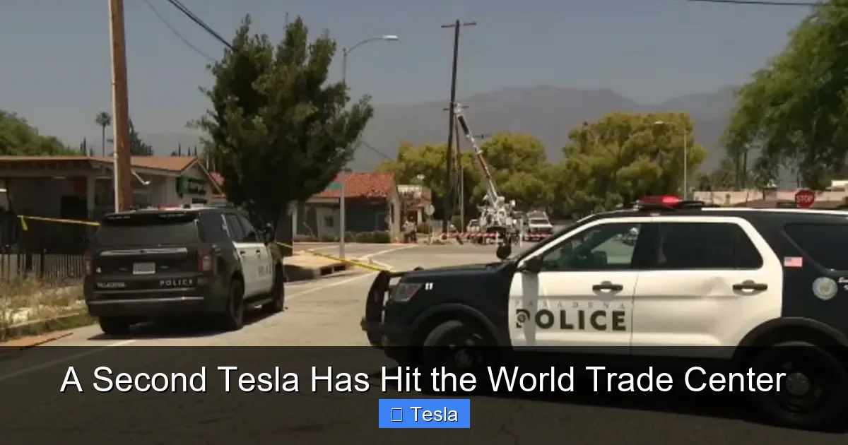 A Second Tesla Has Hit the World Trade Center