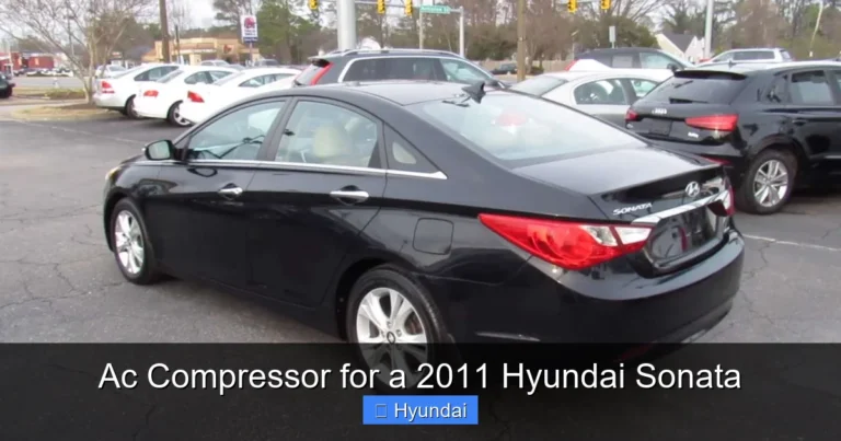Ac Compressor for a 2011 Hyundai Sonata