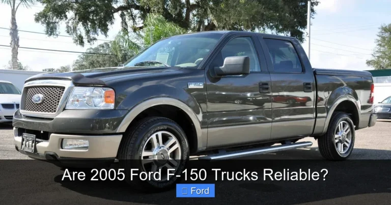 Are 2005 Ford F-150 Trucks Reliable?