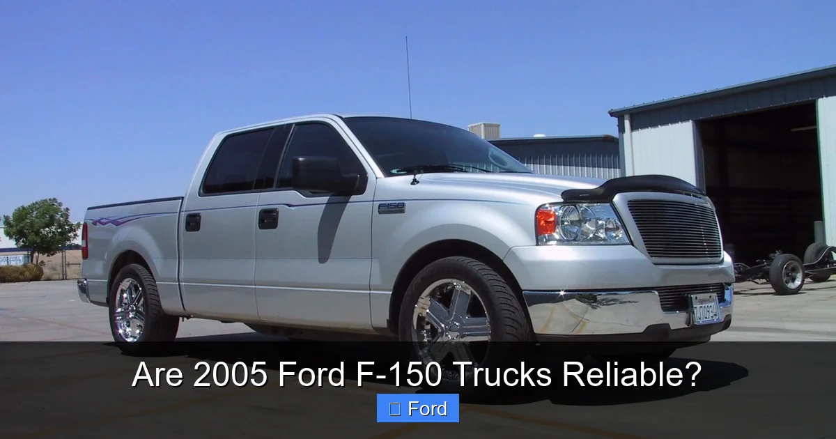 Are 2005 Ford F-150 Trucks Reliable?