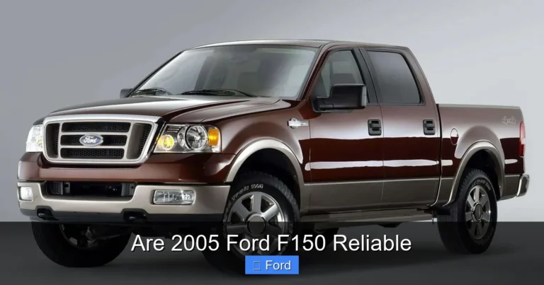 Are 2005 Ford F150 Reliable