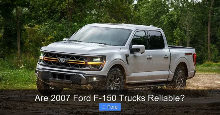 Are 2007 Ford F-150 Trucks Reliable?