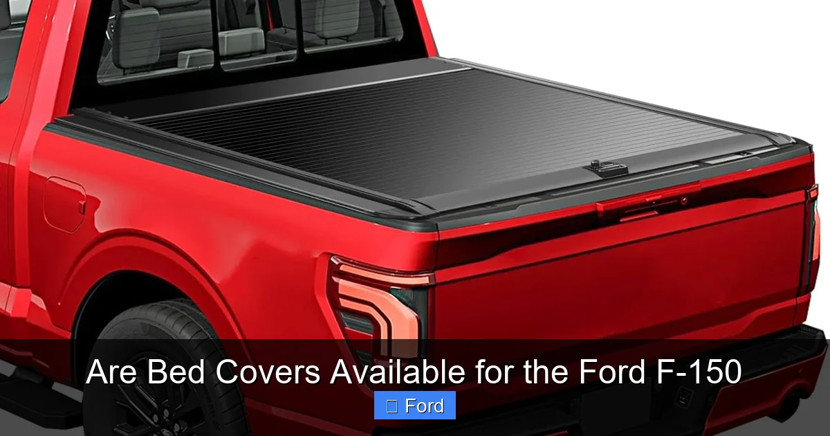 Are Bed Covers Available for the Ford F-150