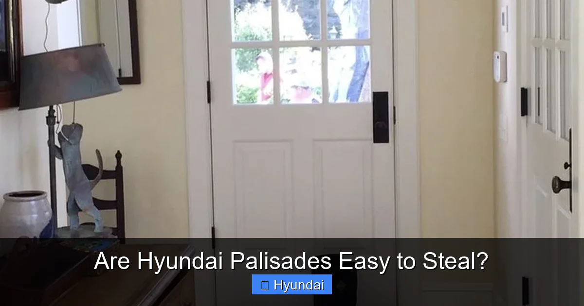 Are Hyundai Palisades Easy to Steal?
