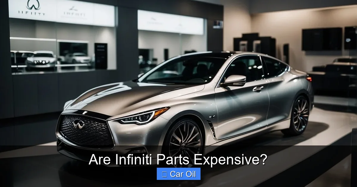 Are Infiniti Parts Expensive?