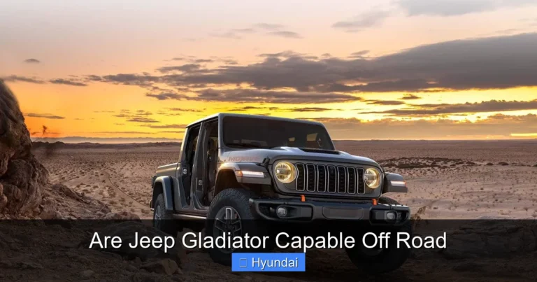Are Jeep Gladiator Capable Off Road