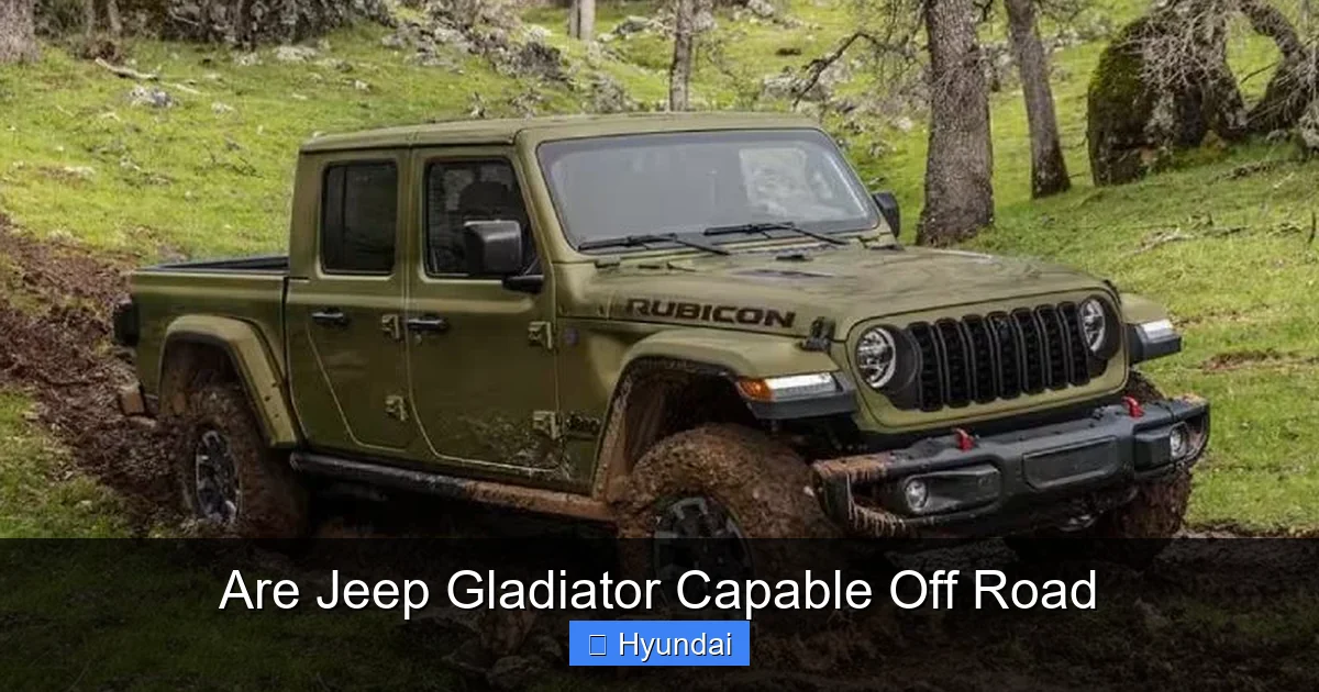 Are Jeep Gladiator Capable Off Road