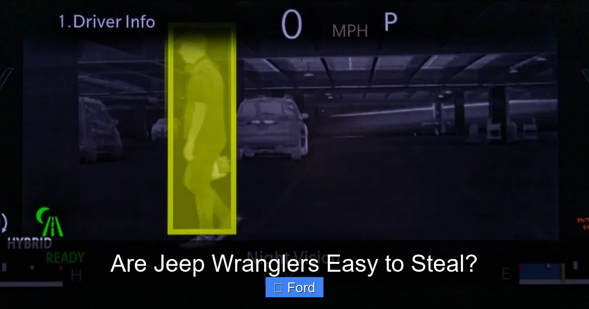 Are Jeep Wranglers Easy to Steal?