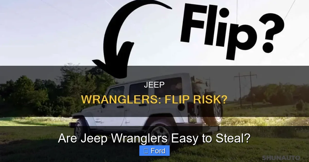 Are Jeep Wranglers Easy to Steal?