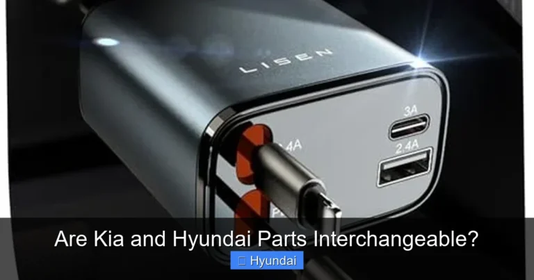 Are Kia and Hyundai Parts Interchangeable?