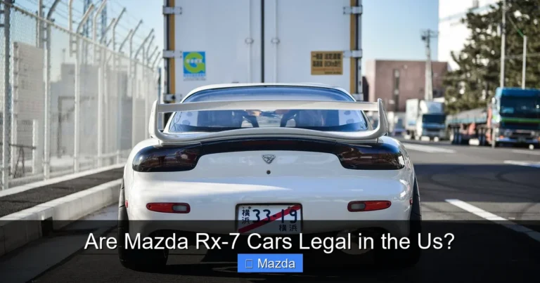 Are Mazda Rx-7 Cars Legal in the Us?