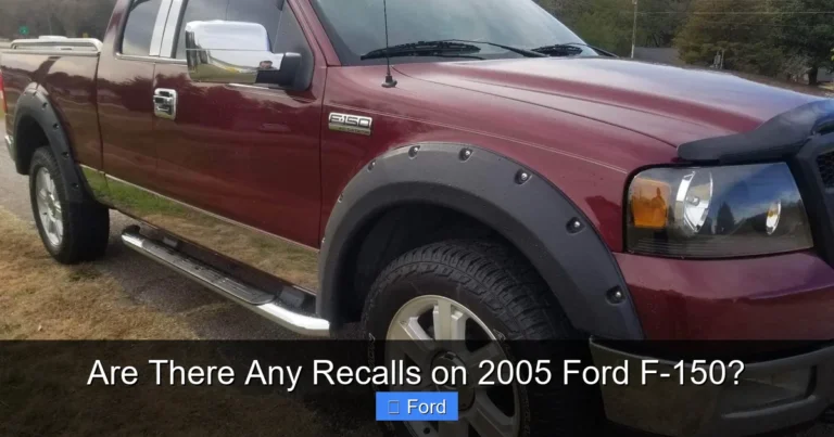 Are There Any Recalls on 2005 Ford F-150?