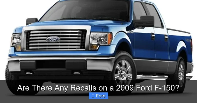 Are There Any Recalls on a 2009 Ford F-150?