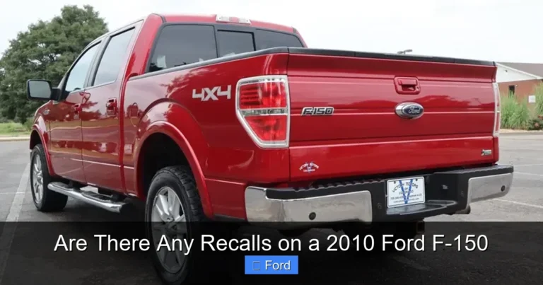 Are There Any Recalls on a 2010 Ford F-150