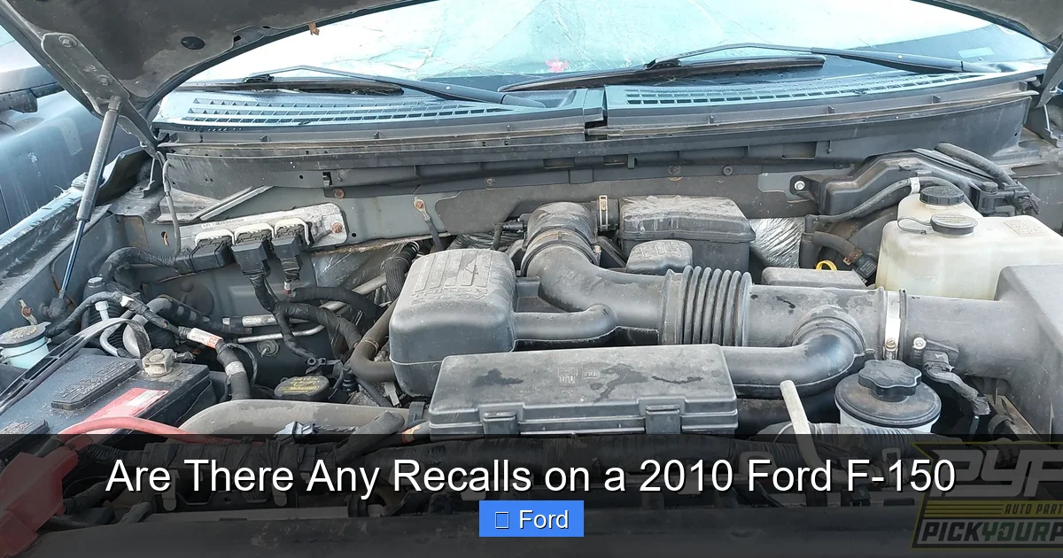 Are There Any Recalls on a 2010 Ford F-150