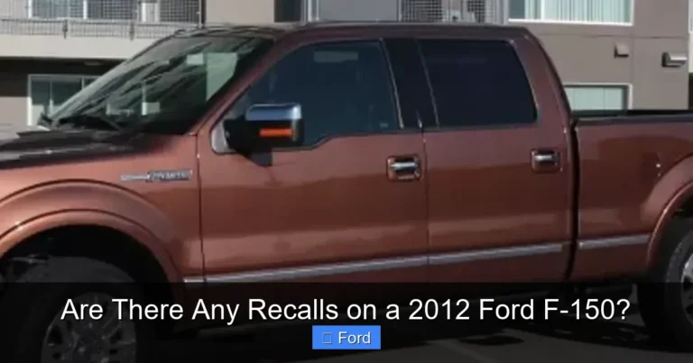 Are There Any Recalls on a 2012 Ford F-150?