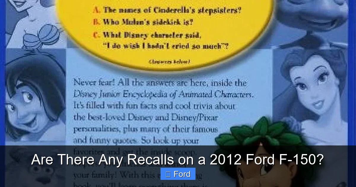 Are There Any Recalls on a 2012 Ford F-150?