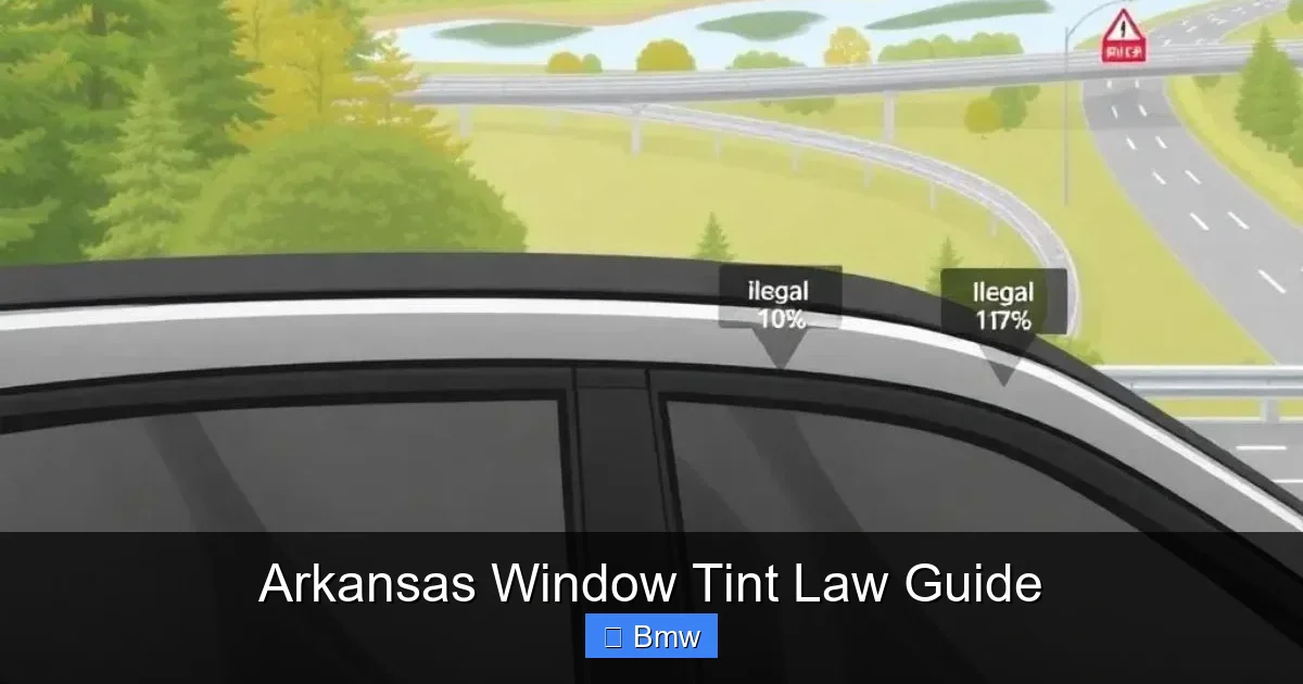 Arkansas Window Tint Law Guide