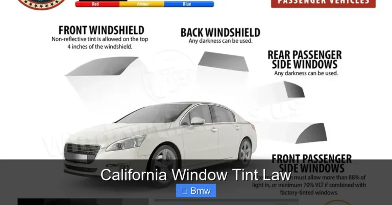 California Window Tint Law