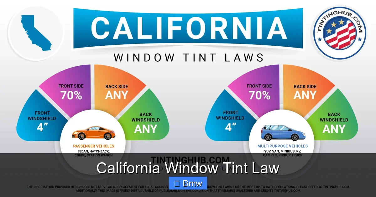 California Window Tint Law