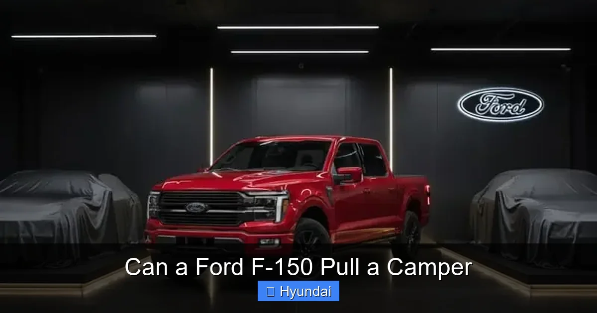 Can a Ford F-150 Pull a Camper