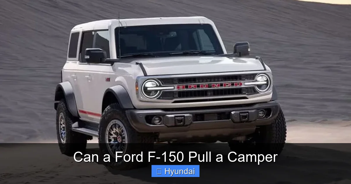 Can a Ford F-150 Pull a Camper