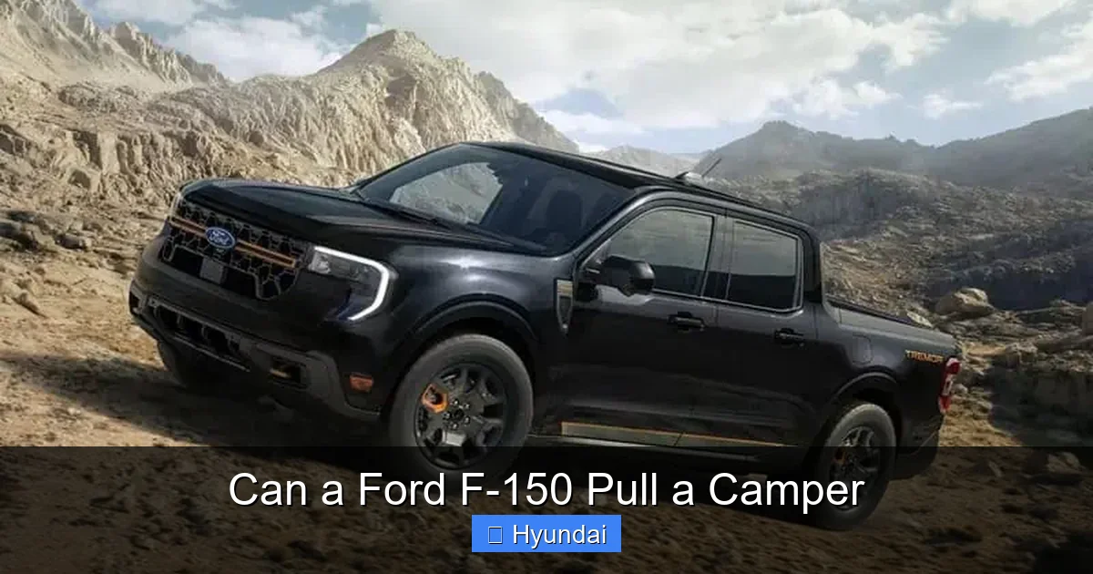 Can a Ford F-150 Pull a Camper