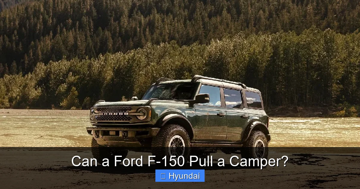 Can a Ford F-150 Pull a Camper?