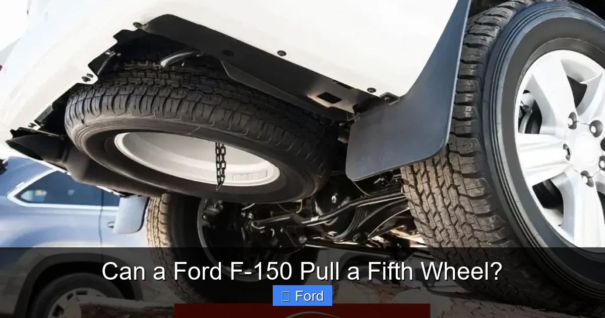 Can a Ford F-150 Pull a Fifth Wheel?