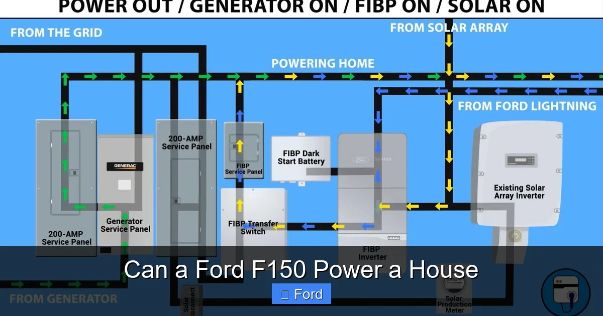 Can a Ford F150 Power a House