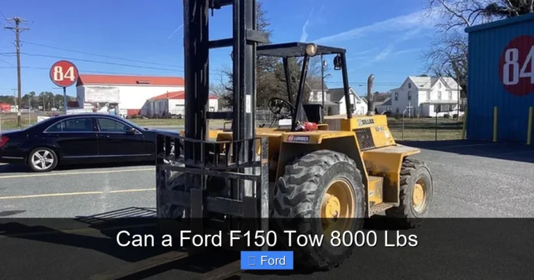 Can a Ford F150 Tow 8000 Lbs