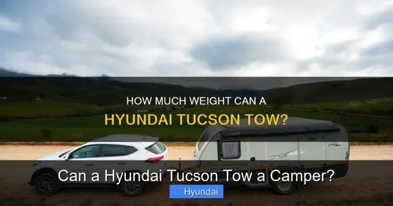Can a Hyundai Tucson Tow a Camper?