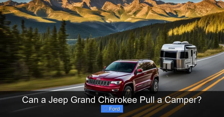 Can a Jeep Grand Cherokee Pull a Camper?
