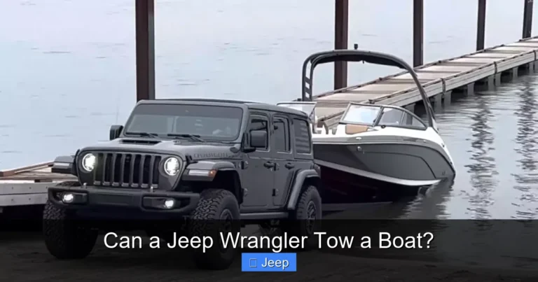 Can a Jeep Wrangler Tow a Boat?