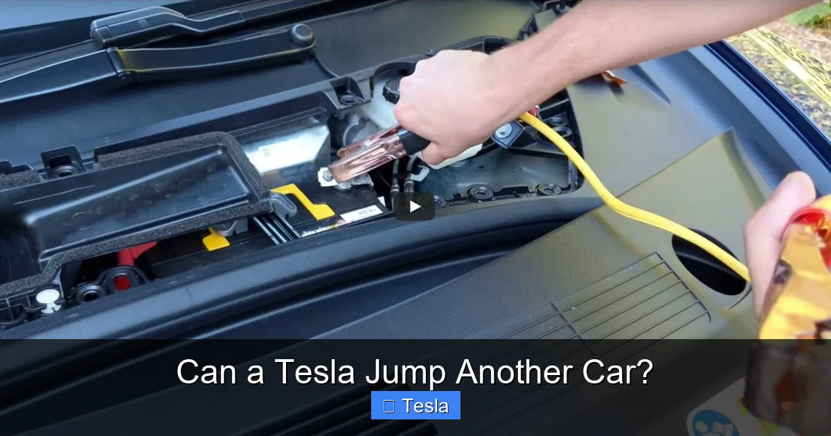 Can a Tesla Jump Another Car?