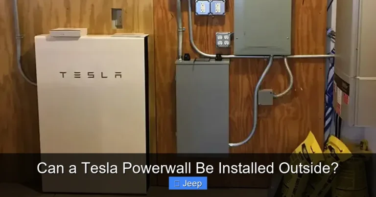 Can a Tesla Powerwall Be Installed Outside?