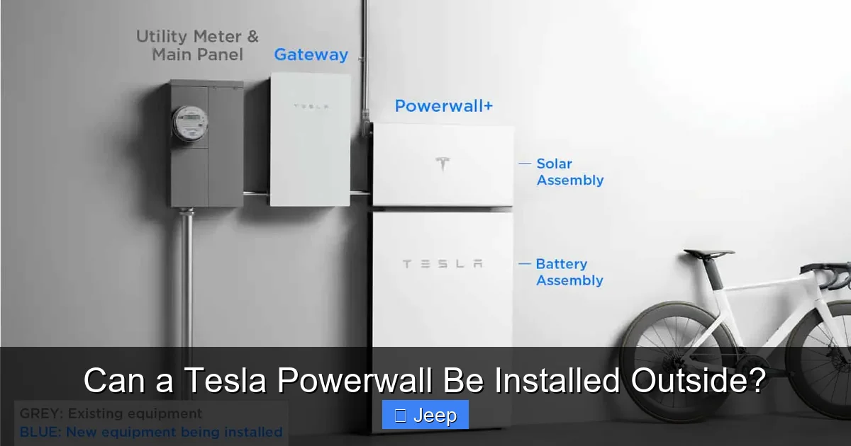Can a Tesla Powerwall Be Installed Outside?