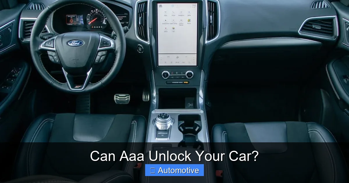 Can Aaa Unlock Your Car?
