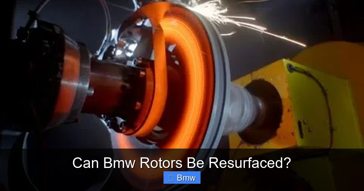 Can Bmw Rotors Be Resurfaced?