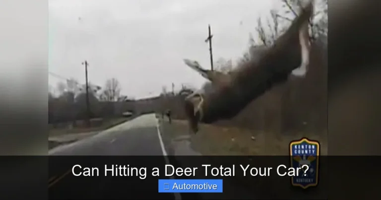 Can Hitting a Deer Total Your Car?