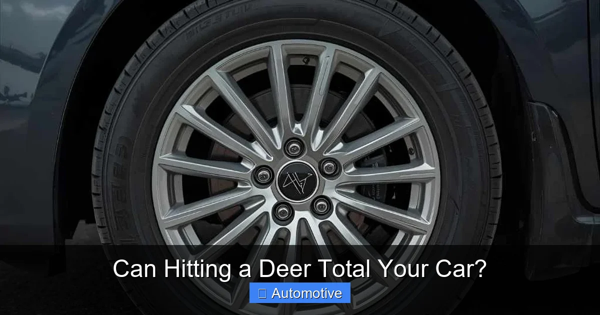 Can Hitting a Deer Total Your Car?