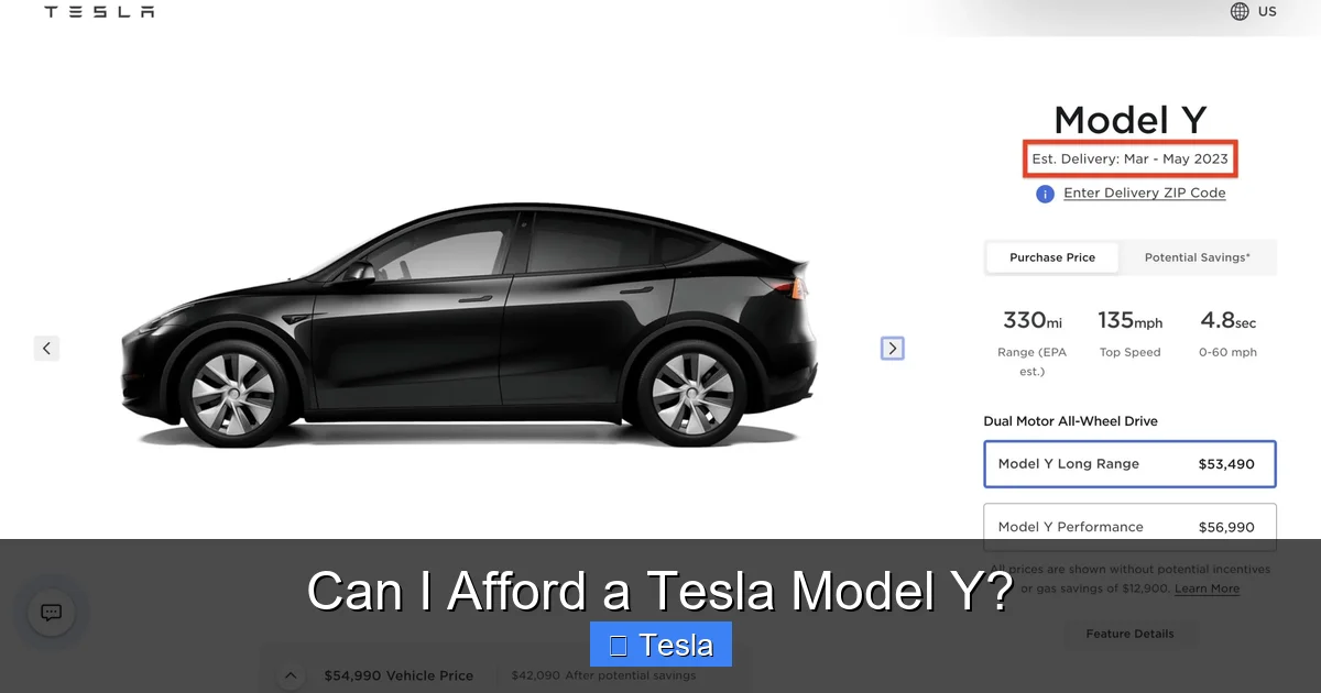 Can I Afford a Tesla Model Y?