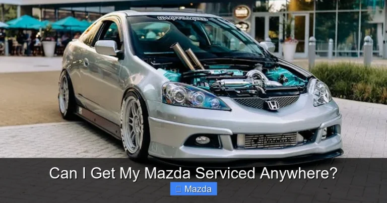 Can I Get My Mazda Serviced Anywhere?
