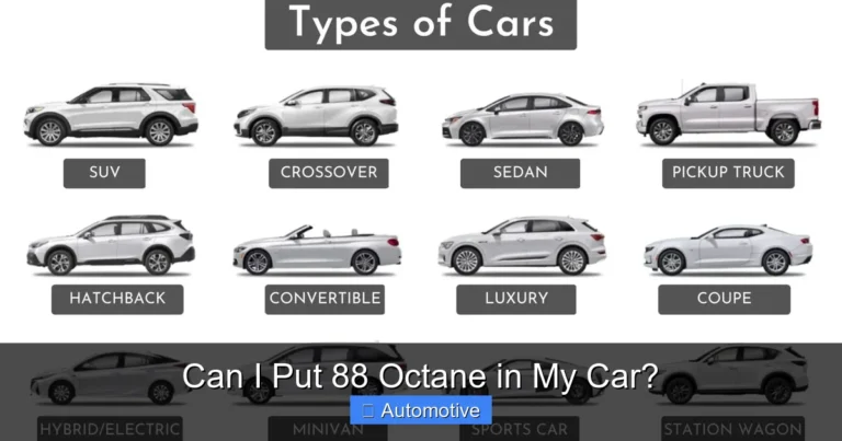 Can I Put 88 Octane in My Car?
